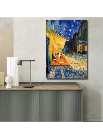 ABERTO DESIGN Kunstdruk op canvas "Cafe Terrace" - (B)70 x (H)100 cm