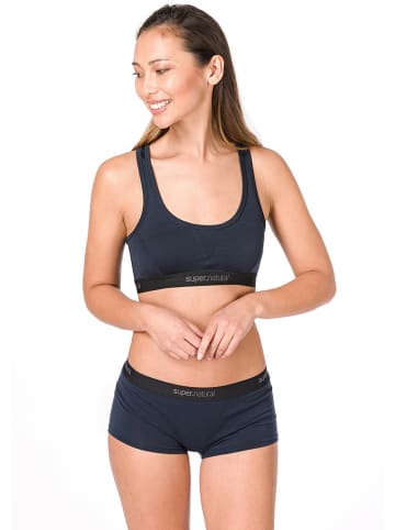 super.natural Sportbeha donkerblauw - low