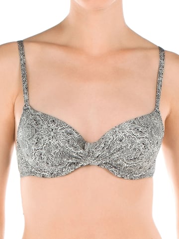 Calida Biustonosz bikini w kolorze czarno-białym