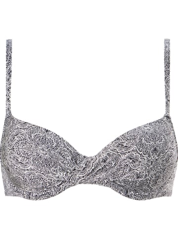 Calida Biustonosz bikini w kolorze czarno-białym