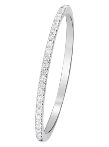 DIAMOND & CO Witgouden ring "Simply you" met diamanten