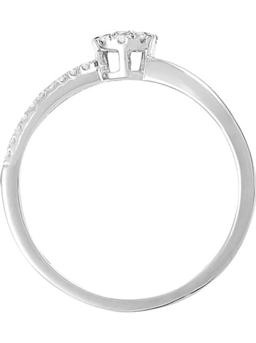 DIAMOND & CO Witgouden ring "L'élue" met diamanten