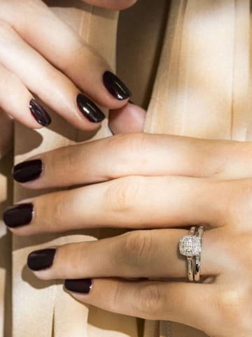 DIAMOND & CO Złoty pierścionek "Mon vue le plus cher" z diamentami