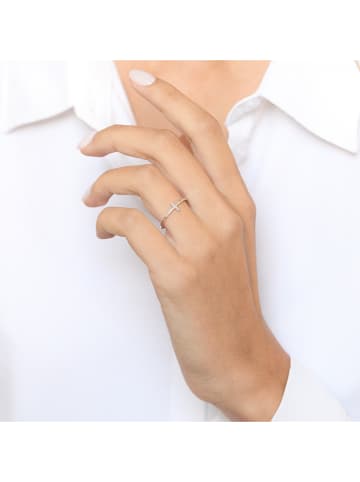 CARATELLI Weißgold-Ring "Christiane" mit Diamanten