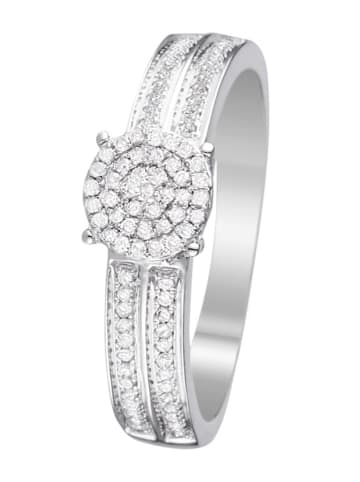 DIAMOND & CO Weißgold-Ring "Toi Que J'aime" mit Diamanten