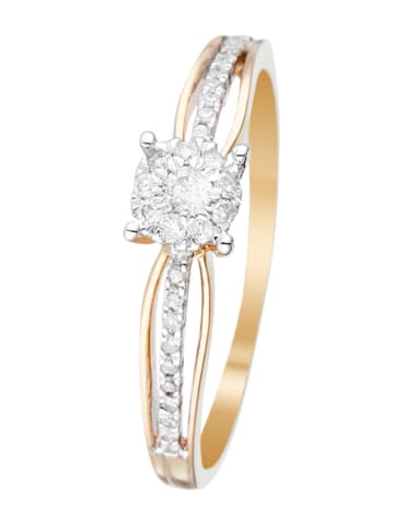 DIAMOND & CO Gold-Ring "La Promise" mit Diamanten