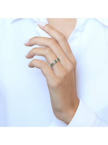 DIAMOND & CO Weißgold-Ring "Abaya" mit Diamanten