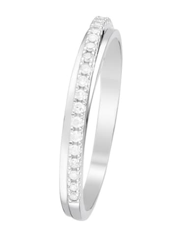 DIAMOND & CO Witgouden ring "Alliance divine" met diamanten