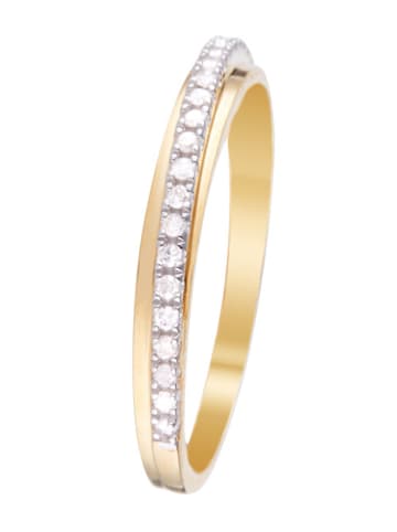 DIAMOND & CO Gouden ring "Alliance divine" met diamanten
