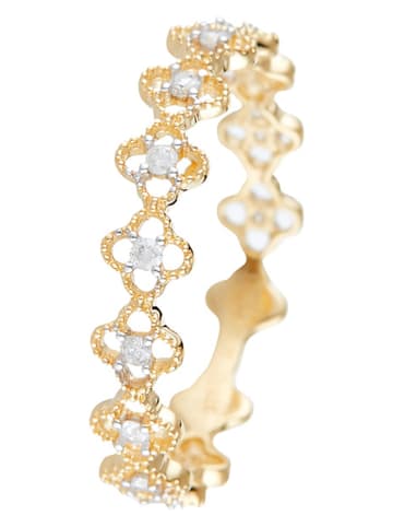 DIAMOND & CO Gold-Ring "Alicante" mit Diamanten