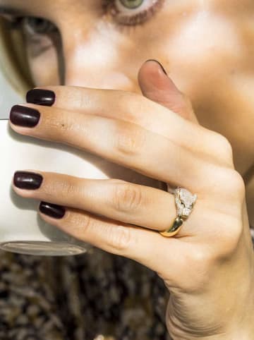 DIAMOND & CO Złoty pierścionek "Ma Panthère" z diamentami