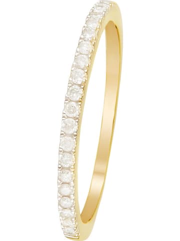 DIAMOND & CO Gouden ring "Alliance délice" met diamanten