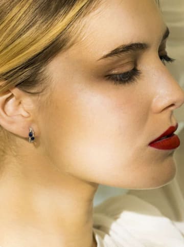 CARATELLI Weißgold-Ohrringe "Thalassa" mit Diamanten