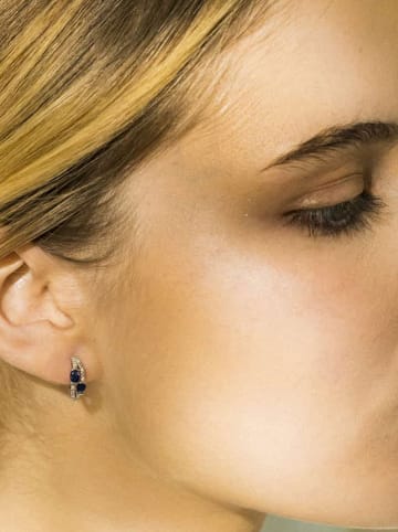 CARATELLI Weißgold-Ohrringe "Thalassa" mit Diamanten