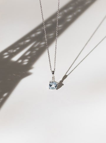 DIAMOND & CO Witgouden hanger "Tonga" met diamant