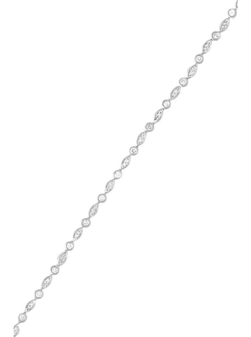 CARATELLI Weißgold-Armkette "Ligne de Chance" mit Diamanten