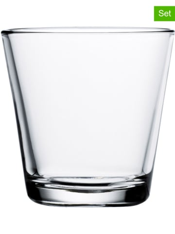 iittala 2er-Set: Gläser "Kartio" in Transparent - 210 ml