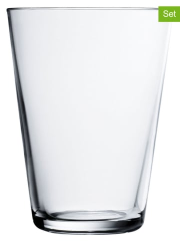 Moomin 2er-Set: Gläser "Kartio" in Transparent - 400 ml