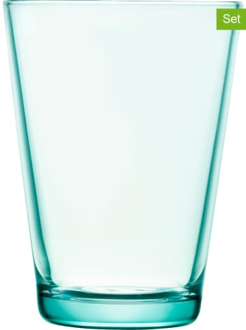 iittala Szklanki (2 szt.) "Kartio" w kolorze zielonym - 400 ml