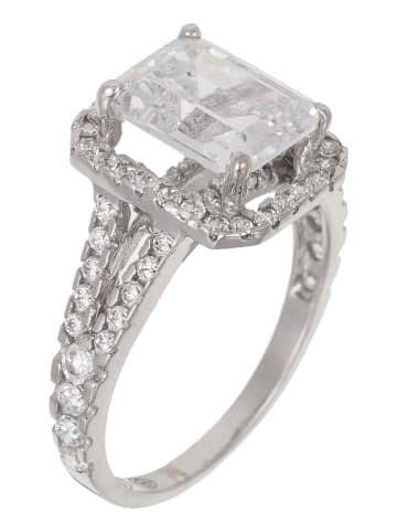 L instant d Or Złoty pierścionek "Splendeur" z cyrkoniami