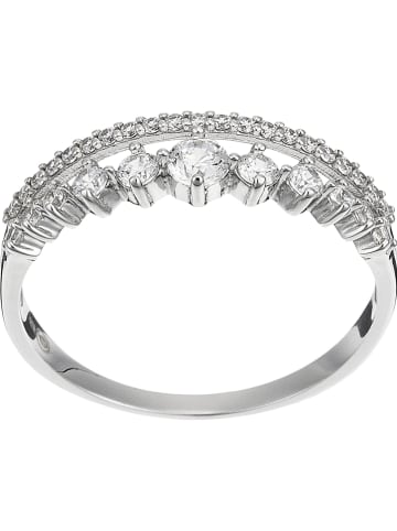 L'OR by Diamanta Złoty pierścionek "Ma reine" z cyrkoniami