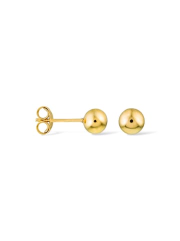 Gouden oorstekers "Puce"