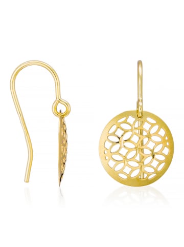 L instant d Or Gold-Ohrhänger "Dandelion"