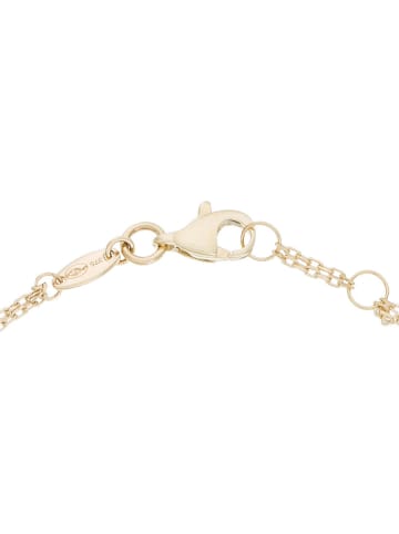 L instant d Or Gouden armband "Colormix" met edelstenen