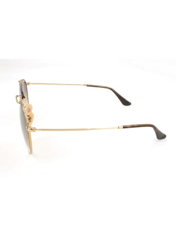Ray Ban Unisex-Sonnenbrille in Hellbraun/ Gold
