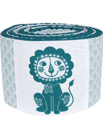 roommate Stootkussen "Lion" petrol - (L)360 x (H)30 cm