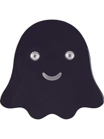 roommate Wandhaak "Ghost" zwart - (B)9,5 x (H)8,6 x (D)3,5 cm