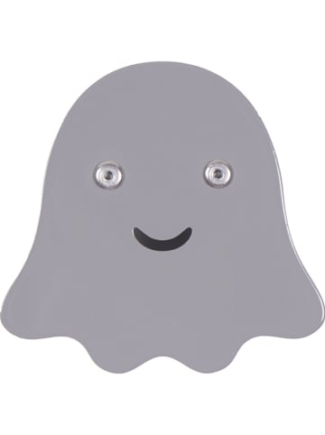 roommate Wandhaken "Ghost" in Grau - (B)9,5 x (H)8,6 x (T)3,5 cm