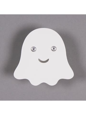 Roommate Wandhaken "Ghost" in Weiß - (B)9,5 x (H)8,6 x (T)3,5 cm