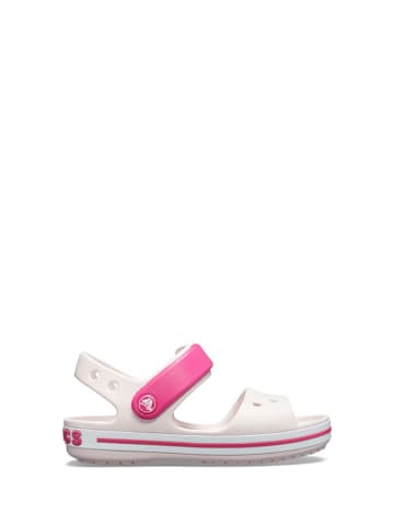Crocs Sandalen in Weiß/ Pink