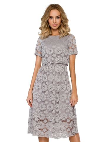 made of emotion Kleid in Grau/ Bunt