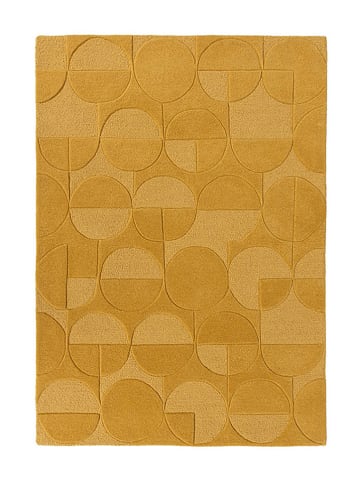 Flair Rugs Woll-Teppich in Ocker