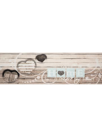Hanse Home Keukenloper "Home Is Where The Heart Is" grijs