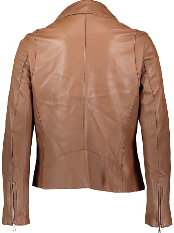 7eleven Lederjacke "Arona" in Cognac