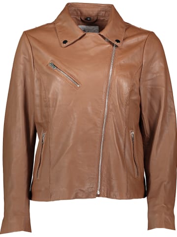7eleven Lederjacke "Arona" in Cognac