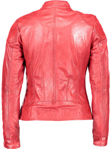 7eleven Lederjacke "Dagmar" in Rot