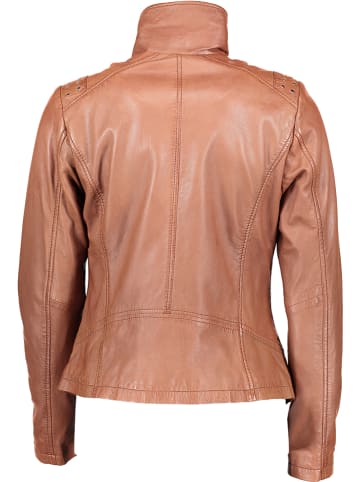 7eleven Lederjacke "Evi" in Hellbraun