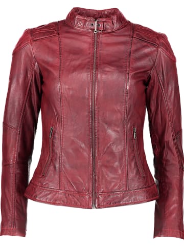 7eleven Lederjacke "Georgina" in Bordeaux