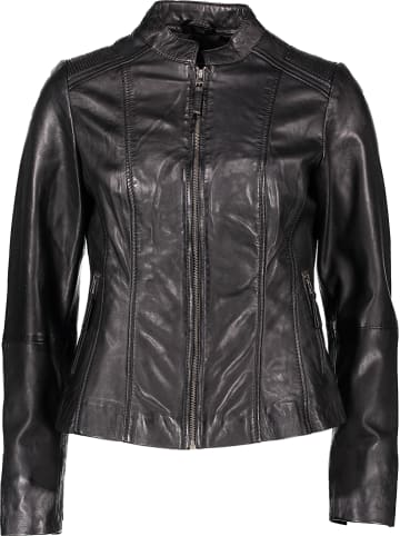 7eleven Lederjacke "Paulette" in Schwarz