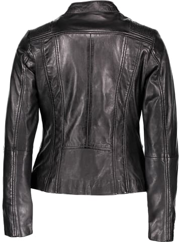 7eleven Lederjacke "Paulette" in Schwarz