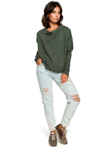 Be Wear Sweatshirt in Khaki