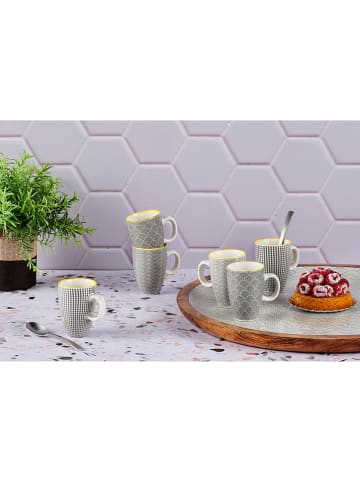 Björn 6-delige set: espressokoppen "Eclipse" grijs - 90 ml