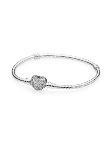 Pandora Silber-Armkette mit Zirkonia