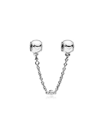 Pandora Silber-Sicherheitsbead mit Edelstein