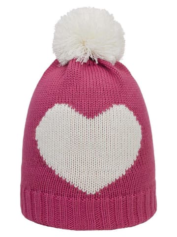 Döll Pudelmütze in Pink/ Weiß