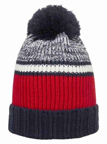 Döll Czapka w kolorze granatowo-czerwonym